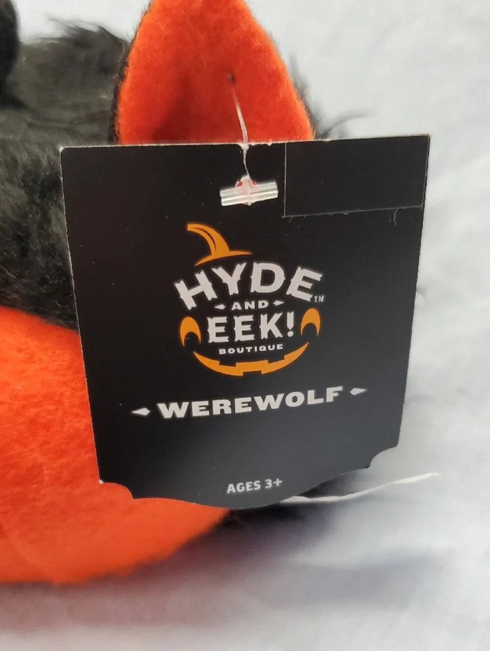Target Orange & Black Werewolf Plush Kids Bag
